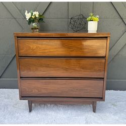MCM 3-Drawer Refinished Dresser