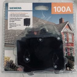 Siemens 100 Amp Double-Pole Type QPH 22kA Circuit Breaker New 22 kA Interrupting Rating For use in Siemens 3 Phase Load Centers Accepts #8-#2/0 Cu or