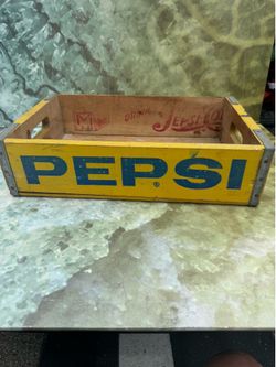Pepsi Cola Vintage Wooden Crate