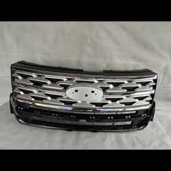 2016-2017 Ford Explorer, Chrome Snap On Grille