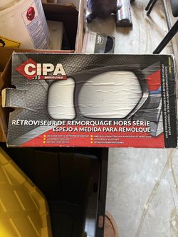 CIPA Custom Towing Mirrors Black