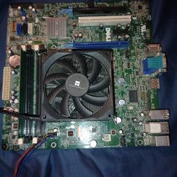 Dell Optiplex Motherboard With CPU And RAM And cooler