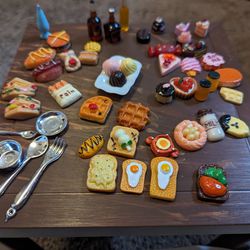 Doll Pretend Food, 51 Pieces