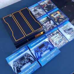 Call of Duty Black 3 Limited Edition 1000GB PS4. BO3 Game & 1 Control. $260! Firm. Extra Control $30! Camo is $40. $25! Per Game all work 100% trade P
