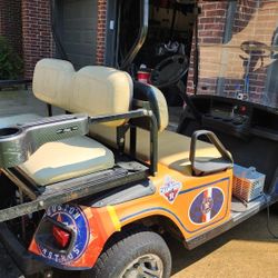 Golf Cart Astro Themed Batteries 8 Months  36 Volt Charger Included May Accept Trades If Same Value What Do You Have 
