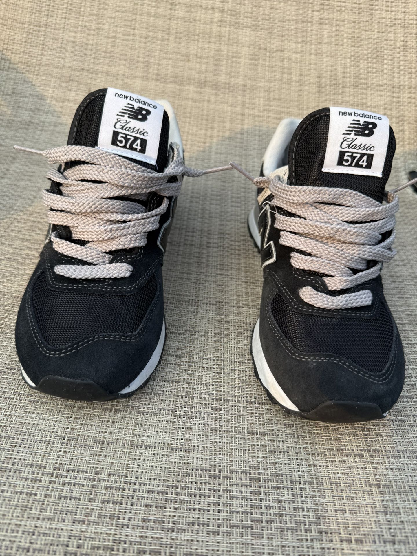 black new balance 574 size 5y