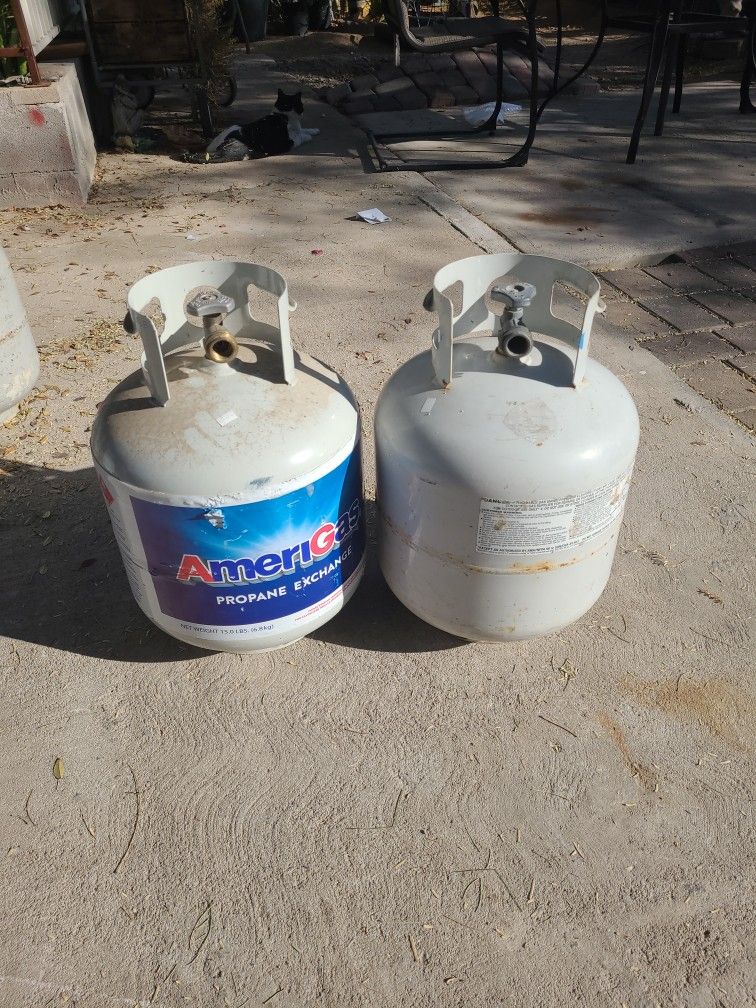 2 Full Propane Tanks $60 Each