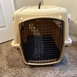 Bargain Hound Dog Crate Medium Size 28x20.5x21.5 Comes With Mat Inside 