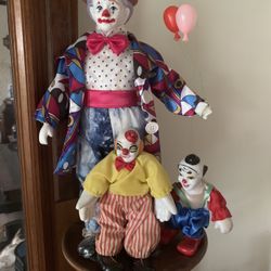 Porcelain Clowns
