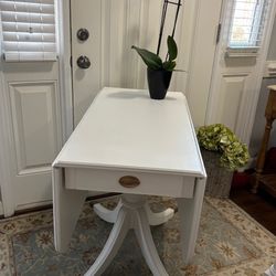 Duncan Phyfe Drop Leaf Wooden Table 