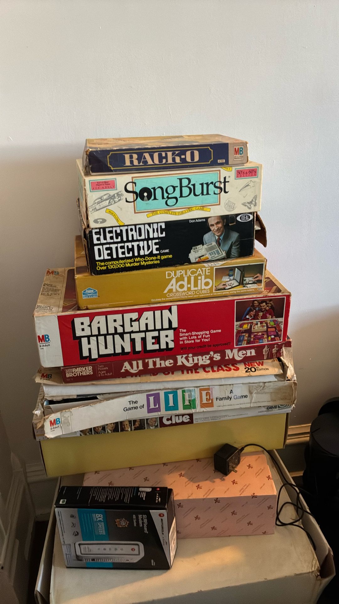 Stack Of Vintage Games