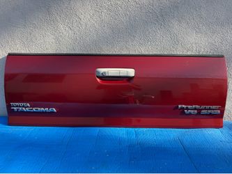 2005 - 2015 Toyota Tacoma Tailgate Red Complete OEM