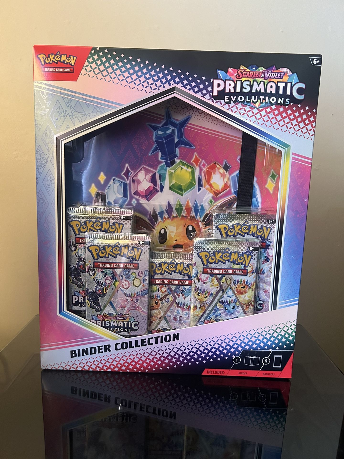 Pokémon Prismatic Evolutions Binder Collection Brand New Sealed