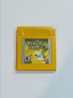 Pokemon Yellow Nintendo Gameboy Game