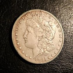 1883 CC Morgan Silver Dollar