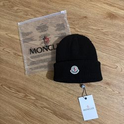 Black Moncler Beanie