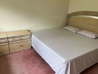 A high-quality king-size bed