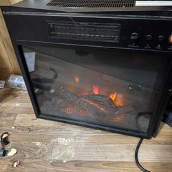Prokonian Electric Fireplace Heater – 1400W (Model SP18-1705-LED) – Realistic Flame!