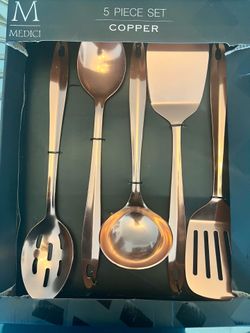 Medici 5-Piece Copper Cooking Utensil Set