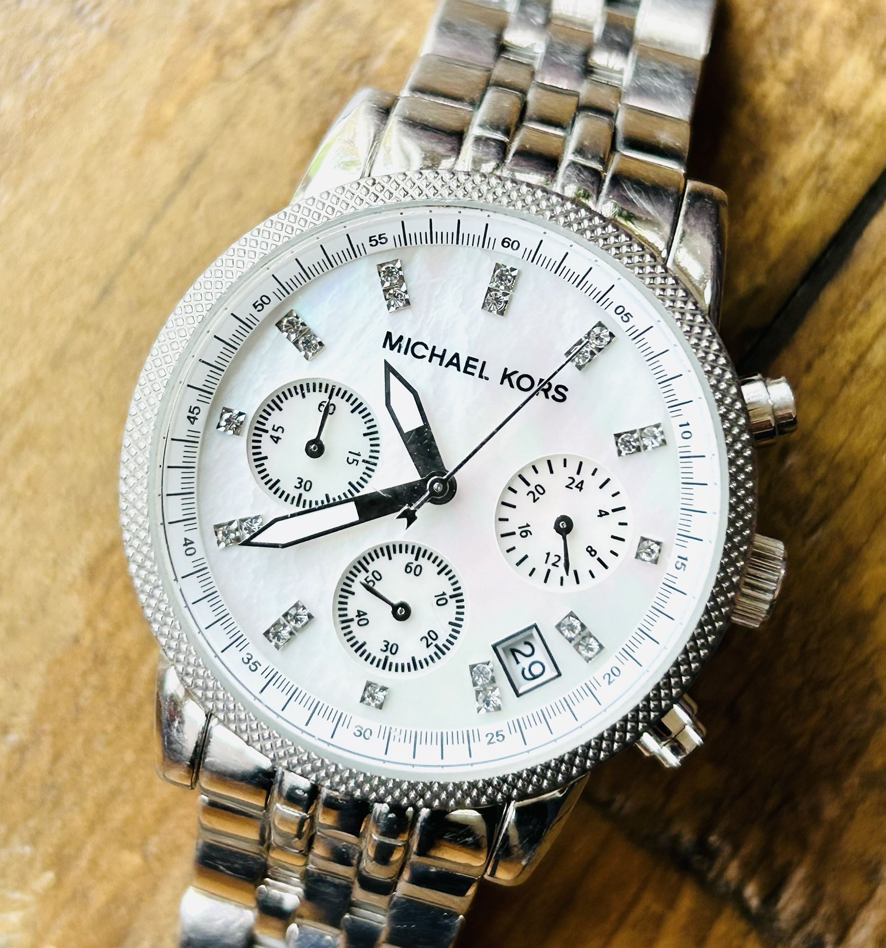 Michael Kors Ritz Silver-Tone MK5020 Wrist Watch for Women