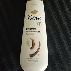 Dove Restore Coconut And Cocoa Butter Body Wash 20 Oz