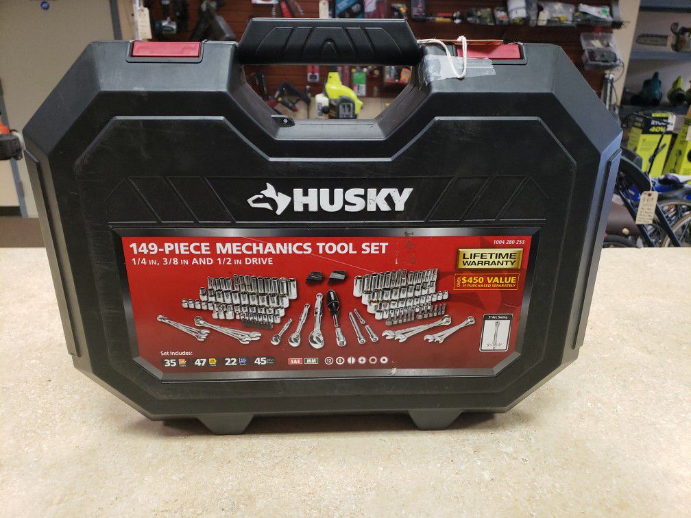 Husky 149 Piece Mechanics Tool Set SAE And Metric