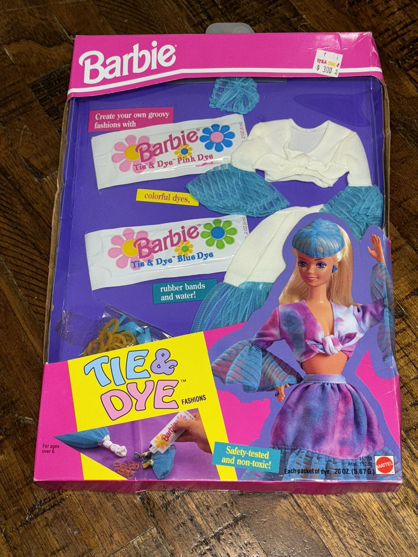 New Vintage 1993 Barbie Tie & Dye fashion kit #11279 Mattel