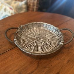 $50 For All 7 Pieces - Dessau Home Mixed Metal Woven Pyrex Dish Holders