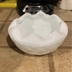 Vintage MilkGlass Bowl