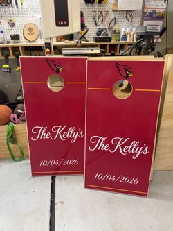 Custom Handmade Cornhole Boards Built to Order