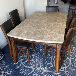 Dining Table With 6 Chairs 