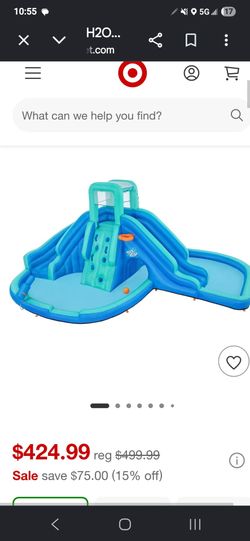 H2O water slide