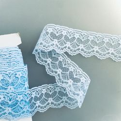 4 Yds of 1 7/8” Blue Scalloped Lace #041123C6