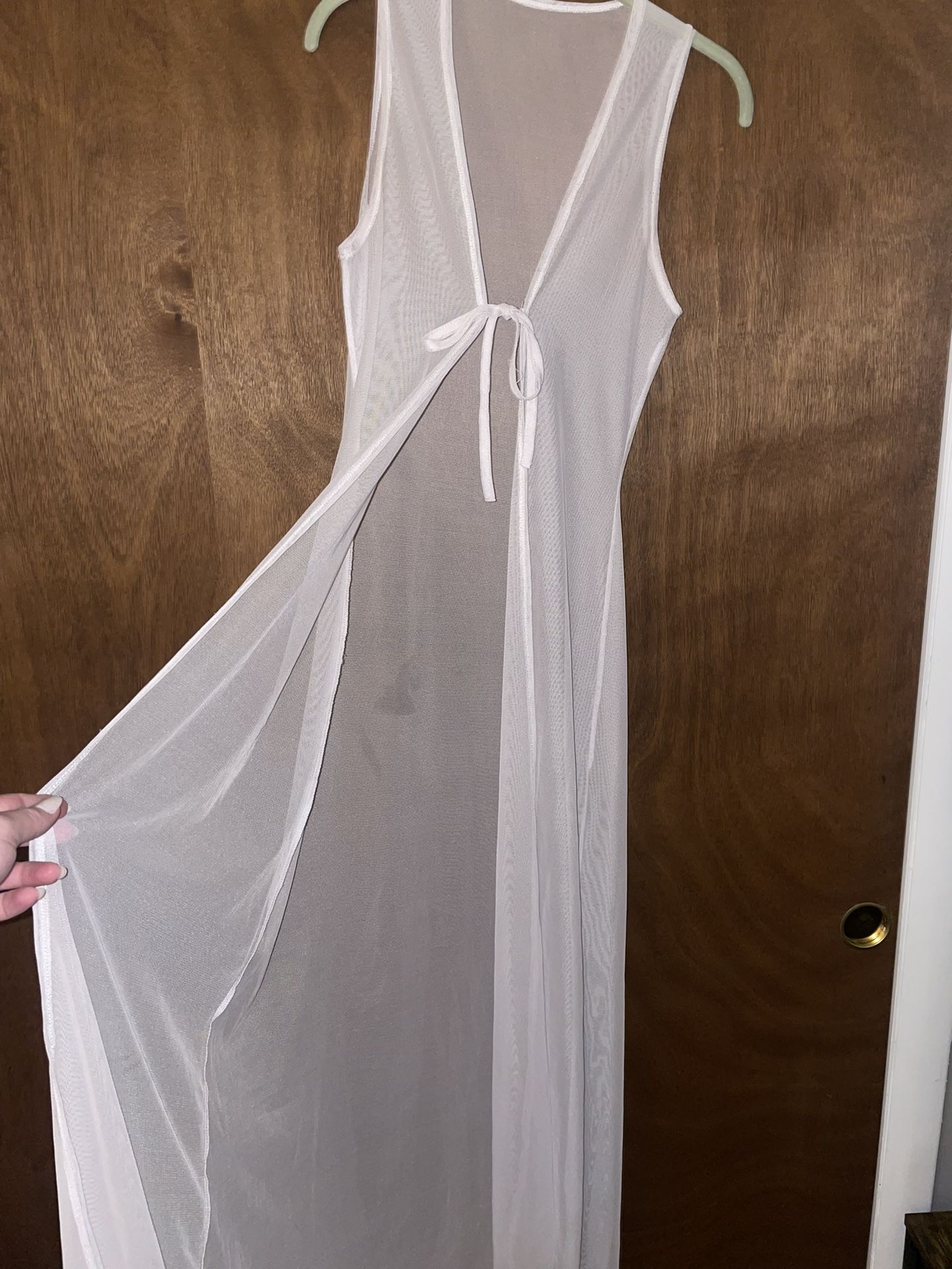 Long sheer Robe