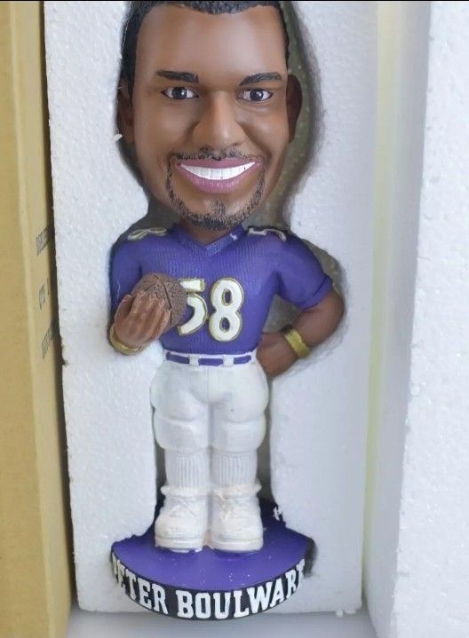 Peter Boulware Bobblehead - Baltimore Ravens #58