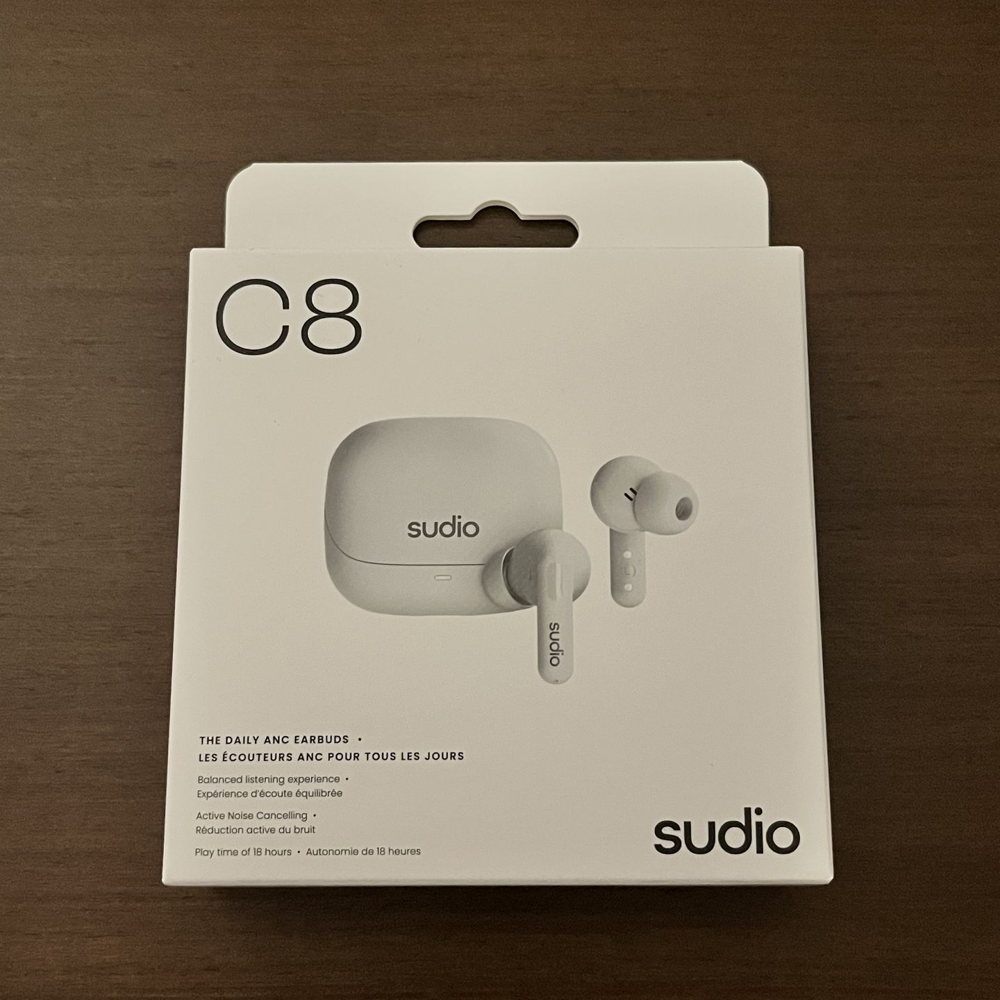 C8 ANC Sudio Wireless Noise Cancelling Earbuds - Sealed - New