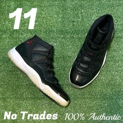 Size 11 Air Jordan 11 Retro “72-10” ⌚️