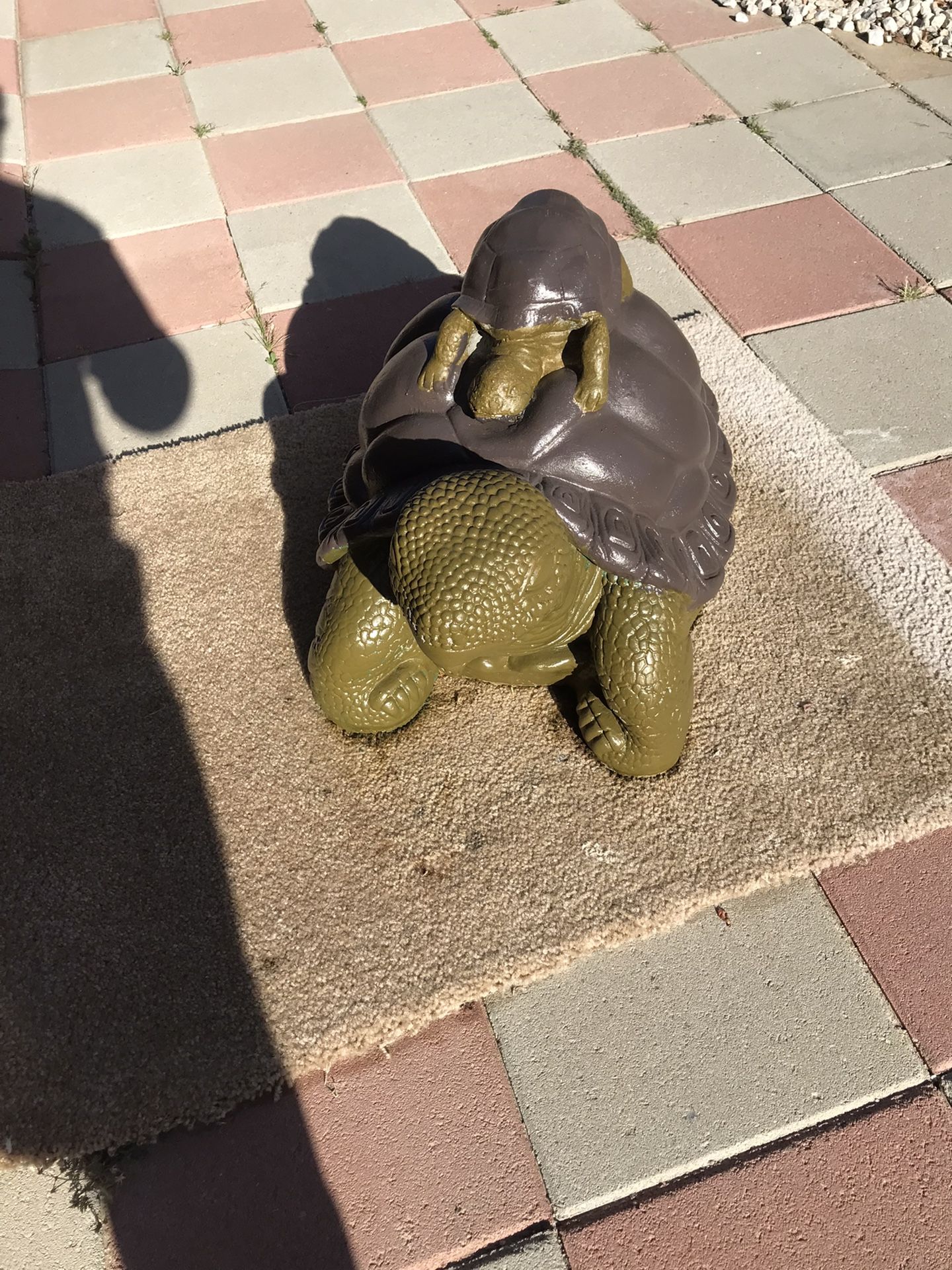 New Large Turtle Made Out Of Cement Beautiful Yard Decoration