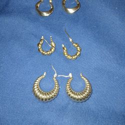Earrings 3 Set A Pair