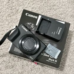Canon G7x Mark iii Camera