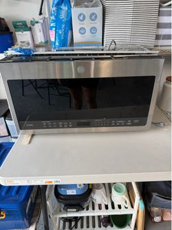 GE Profile Built-In Stainless Steel Microwave w/ Trim Kit – Excellent Condition
