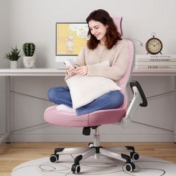 Pink Ergonomic Mesh Office Chair
