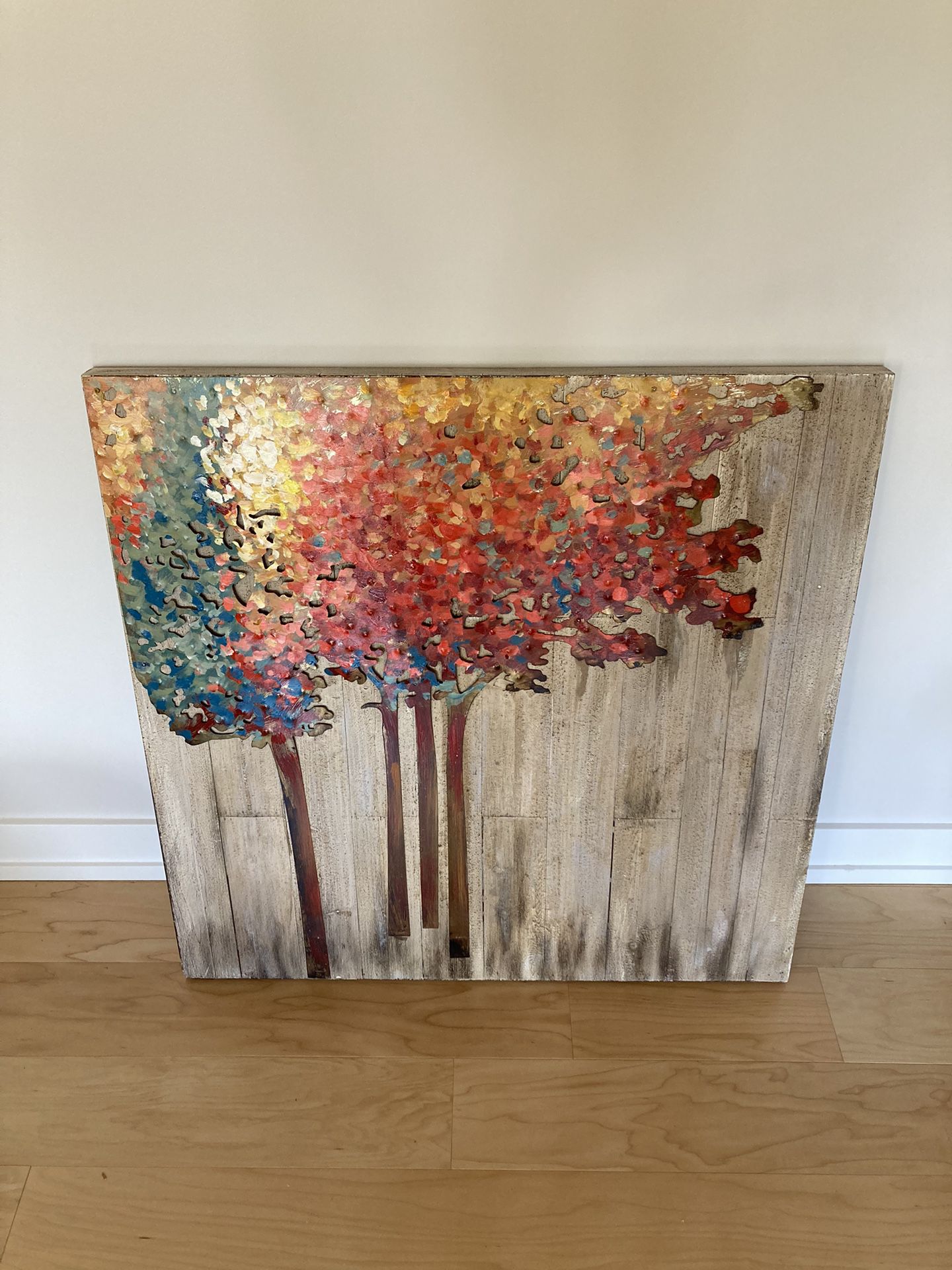 Wood And Metal Painting 