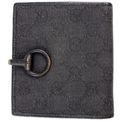 Gucci Black Monogram Wallet Vintage