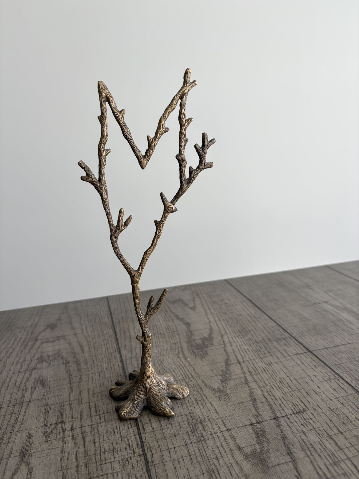 Brass Tree Necklace Holder 