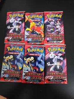 6 Destined rivals booster packs