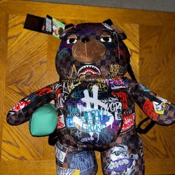 Limited Edition Graffiti Bape Shark Backpack