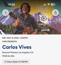 Carlos vives may 16