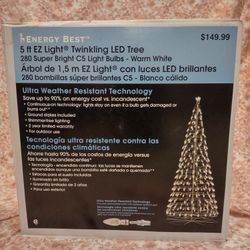 Sears 5 Ft twinkling LED Christmas Tree