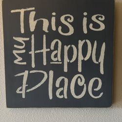 Happy Place Sign